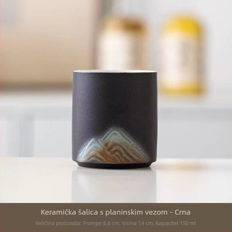 Gongfu šalice za čaj, visokokvalitetni porcelan, jedinstvena šalica u kutiji za poklon, poklon za starije osobe