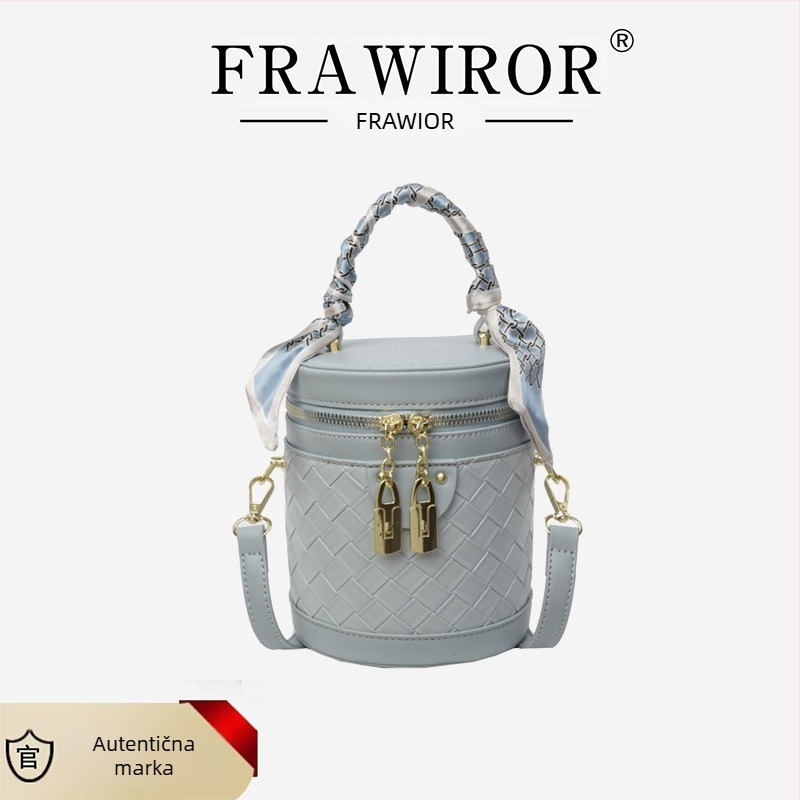 Ženska cilindrična bucket torbica 2026 – moderno, visoke kvalitete, casual crossbody