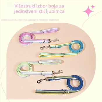 Kanvas uzica za trening psa, ojačana i produžena, univerzalna za srednje veličine pse (Zlatni retriver, Labrador)