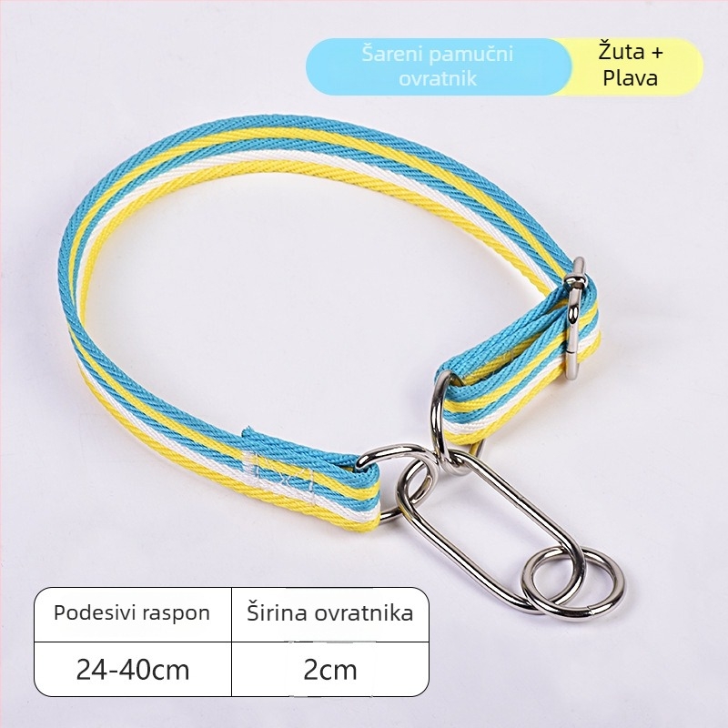 Kanvas uzica za trening psa, ojačana i produžena, univerzalna za srednje veličine pse (Zlatni retriver, Labrador)