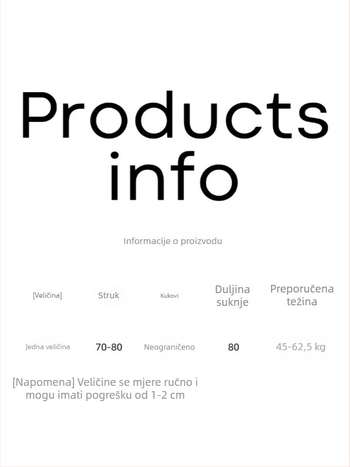 Duga lanena suknja s vezicom u struku, cvjetni točkasti uzorak