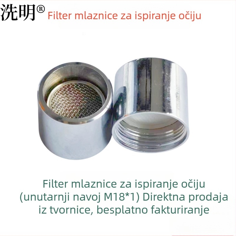 Nehrđajući čelik filtr za mlaznicu za ispiranje očiju, M24×1, M28×1, M18×1