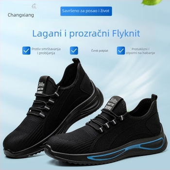 Radne cipele s zaštitom od udara i probijanja, prozračni gornji dio od mrežice, protuklizna i otporna na habanje obuća