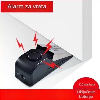 Prenosni sigurnosni blokator vrata s alarmom za kuću i hotel, blokiranje vrata, nehrđajući čelik 304