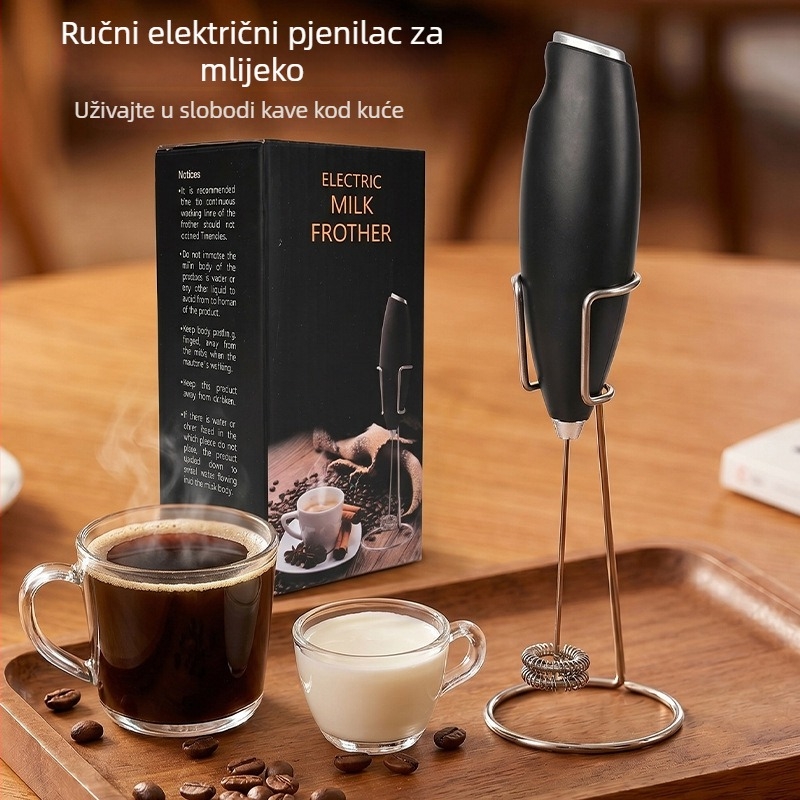 Električni aparat za pjenjenje mlijeka, ručni mikser za kavu
