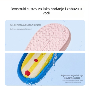 Nido Bear 2026 Dječje sandale za ljeto, unutarnje i vanjske, unisex, mekana EVA podloga s protukliznim učinkom, za kupanje