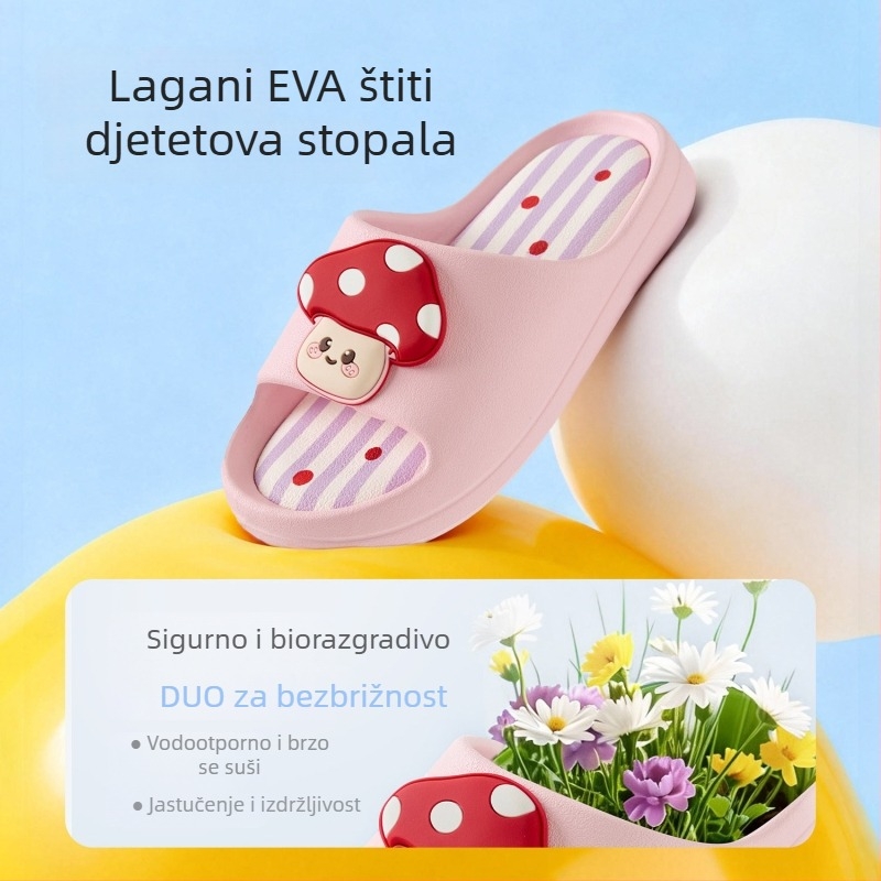 Nido Bear 2026 Dječje sandale za ljeto, unutarnje i vanjske, unisex, mekana EVA podloga s protukliznim učinkom, za kupanje