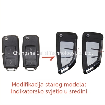 Kućište ključa za VW Bora, Tiguan, Polo, Sagitar, Santana, Lavida i Jetta – starije modele