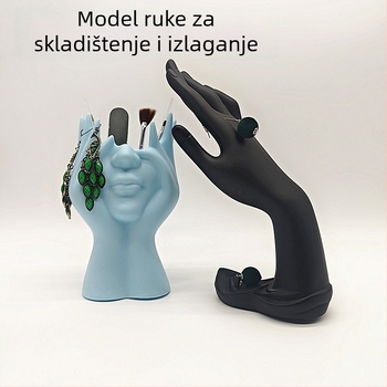 Umjetna ruka u obliku lotosa – držač prstena i stalak za izlaganje nakita, plastični model ruke