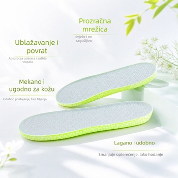 Uložci za podizanje visine za muškarce i žene — mekani, elastični, ublažavajući udarce, diskretni, prozračni, otporni na miris, cijeli ulošak