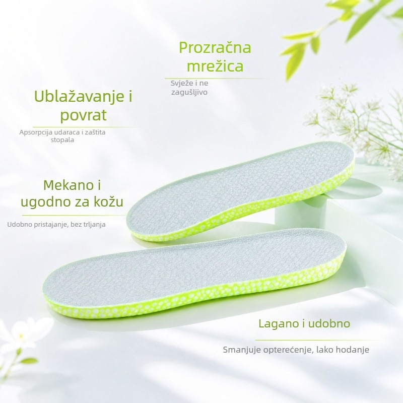 Uložci za podizanje visine za muškarce i žene — mekani, elastični, ublažavajući udarce, diskretni, prozračni, otporni na miris, cijeli ulošak