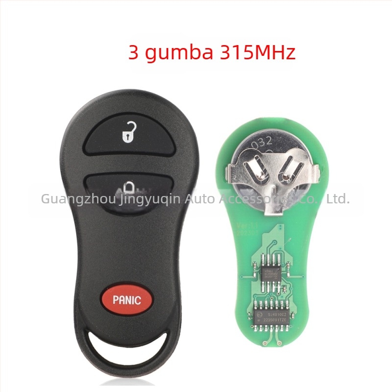 GQ43VT9T 315 MHz daljinski ključ za Jeep/Dodge, s 3/4 ključa