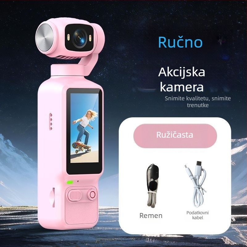 HD ručna džepna gimbal kamera za vloganje i snimanje na otvorenom, stabilizacija
