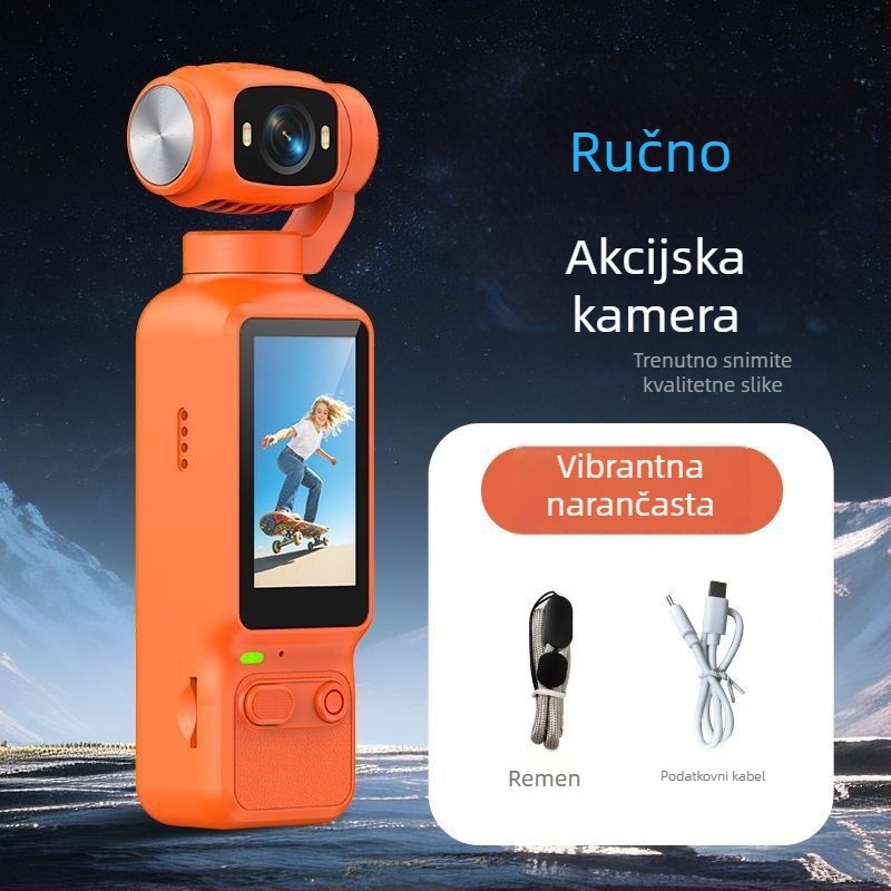 HD ručna džepna gimbal kamera za vloganje i snimanje na otvorenom, stabilizacija