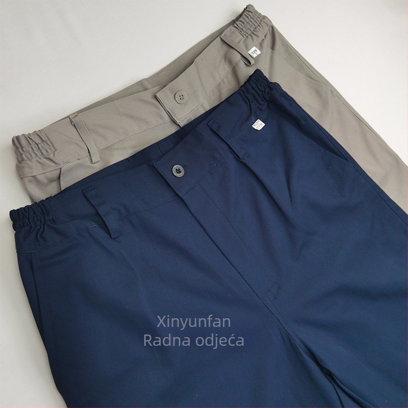 Pantalone za posao od 100% pamuka za zavarivanje, otporne na habanje, za brodogradilišta i kemijske pogone
