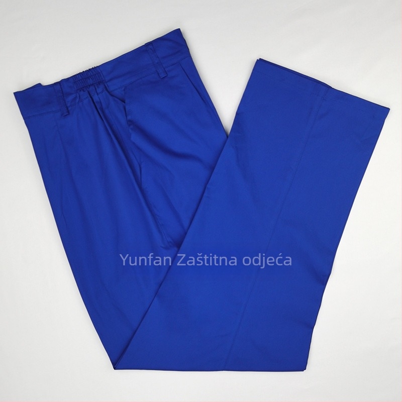Pantalone za posao od 100% pamuka za zavarivanje, otporne na habanje, za brodogradilišta i kemijske pogone