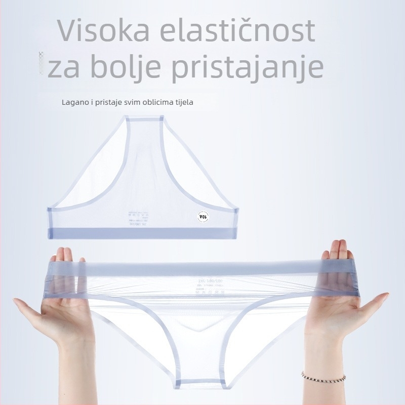 Muške bešavne gaćice od najlona, antibakterijske, 3D konturirana prednja cupa, srednji pojas