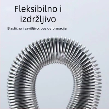 Tuš cijev od 304 nehrđajućeg čelika za kupaonicu, duljina 1,5–2 m, produžena, otporna na eksplozije