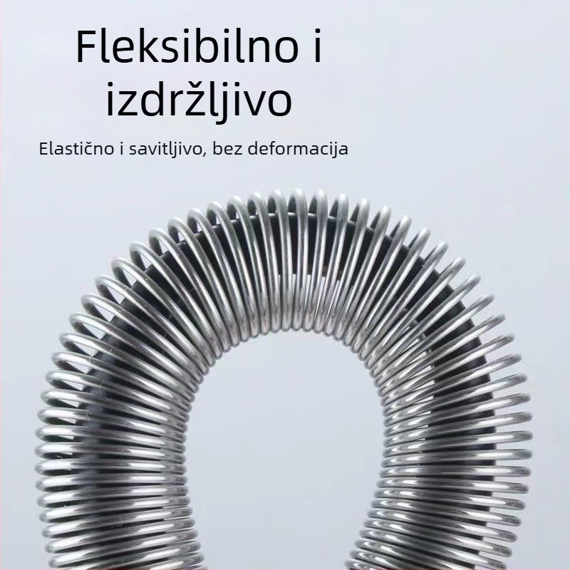 Tuš cijev od 304 nehrđajućeg čelika za kupaonicu, duljina 1,5–2 m, produžena, otporna na eksplozije