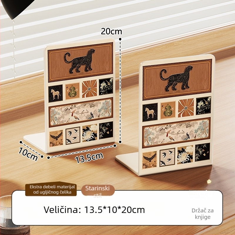 Držač za knjige na stolu i organizator, regal za pohranu knjiga, organizator za školski stol i razdjelnik za knjige