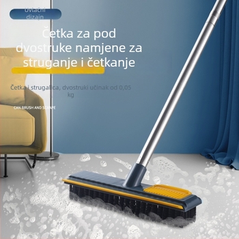 Četka za čišćenje poda s dugom ručkom za fuge pločica i kupaonske podove, set od 60 komada