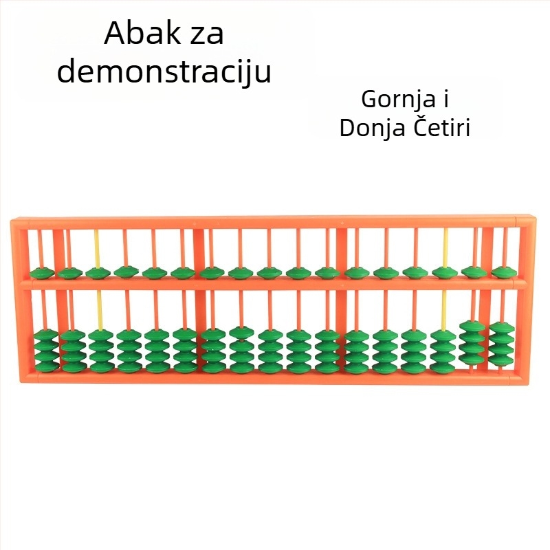Retro abakus za učenje računovodstva