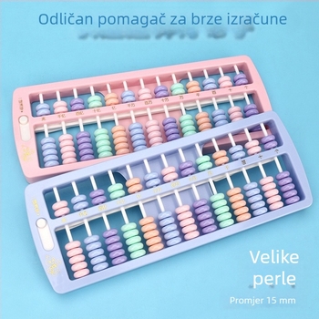 Slatki plastični abakus za učenike osnovne škole, nastavna pomagala iz matematike