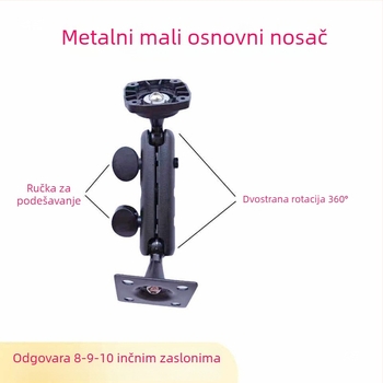 Držač monitora za vozilo s zidnim montiranjem — univerzalni držač za tablete i prijenosna računala
