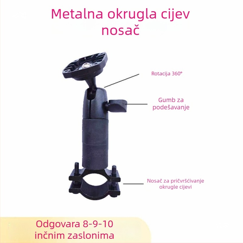 Držač monitora za vozilo s zidnim montiranjem — univerzalni držač za tablete i prijenosna računala