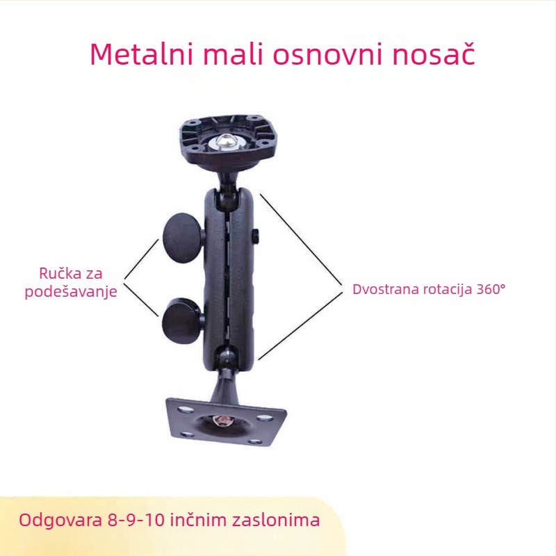 Držač monitora za vozilo s zidnim montiranjem — univerzalni držač za tablete i prijenosna računala