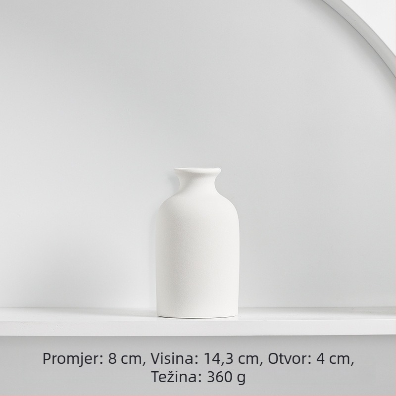 Longli Porcelain keramička vaza – moderni minimalistički dizajn za dom