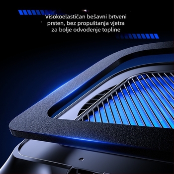 Z36C hladnjak za prijenosna računala s tlakom zraka za hlađenje, gaming stalak sa dvostrukim turbo ventilatorima