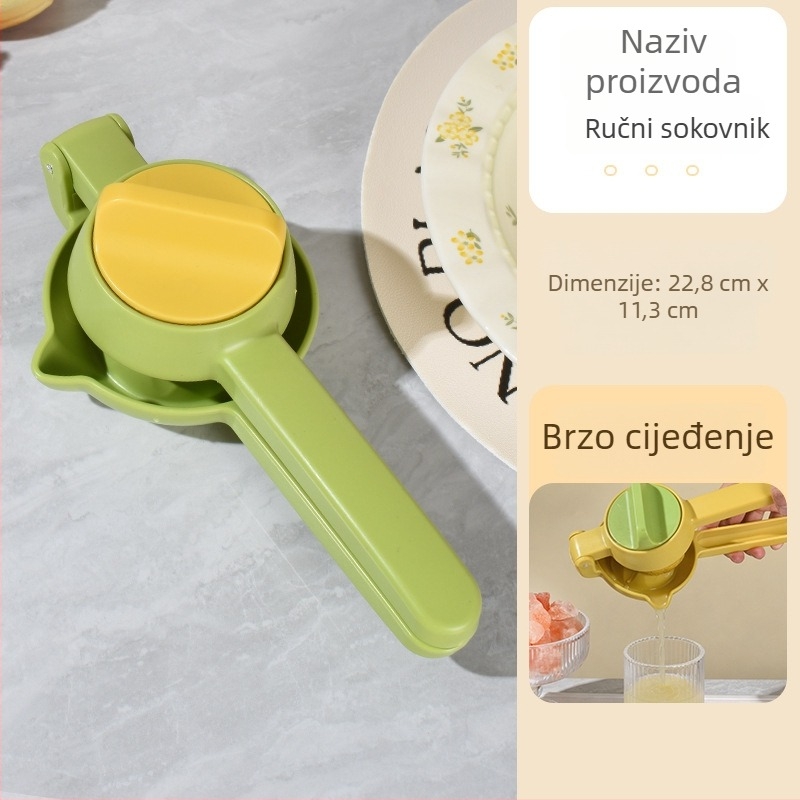 Ručni sokovnik za voće i limune, plastična kuhinjska presa, kućna upotreba