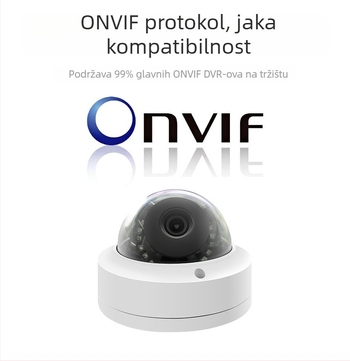 5 MP unutarnja hemisferna HD kamera otporna na eksplozije za stropnu ugradnju, pogodna za lifte