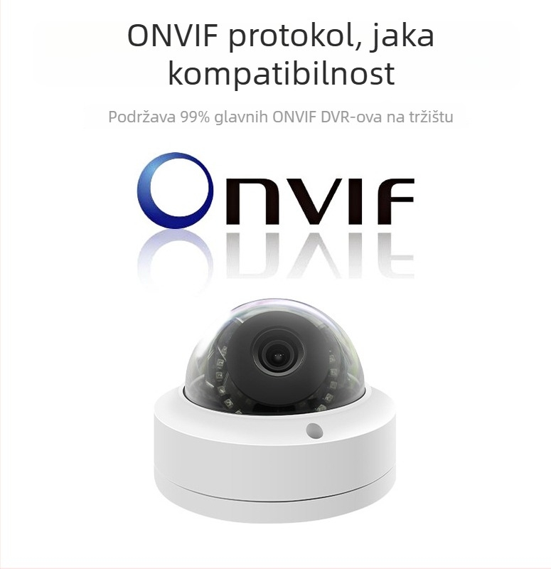 5 MP unutarnja hemisferna HD kamera otporna na eksplozije za stropnu ugradnju, pogodna za lifte