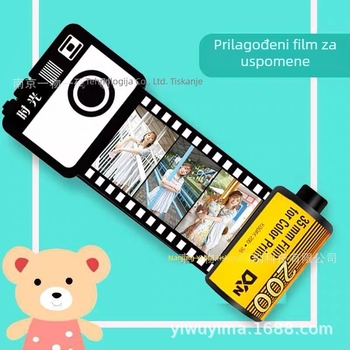 Prilagođeni DIY foto-album s filmskom trakom — rođendanski i diplomski poklon