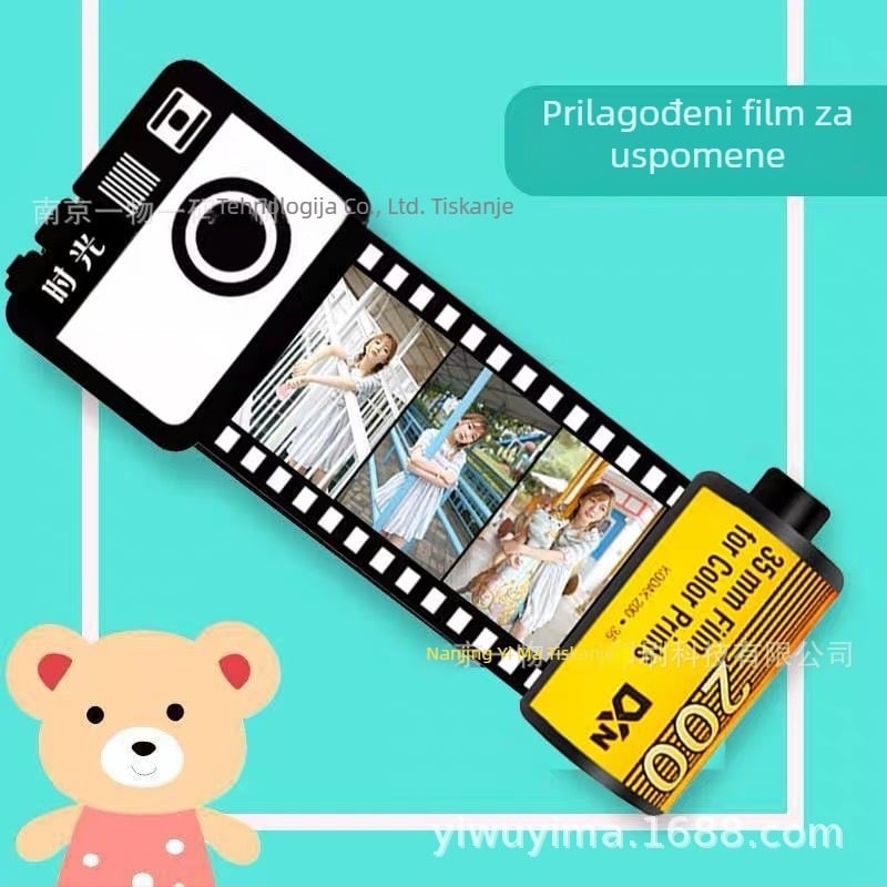 Prilagođeni DIY foto-album s filmskom trakom — rođendanski i diplomski poklon