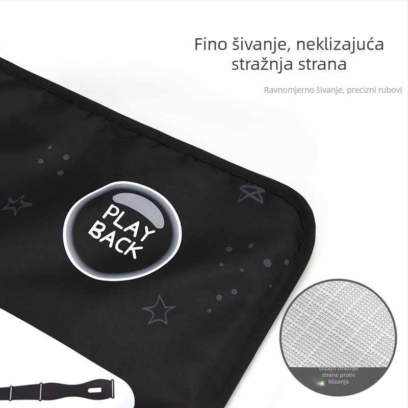 Mali dječji glazbeni prostir s klavirskim zvukovima i plesnim ritmovima, za puzanje i umirenje.