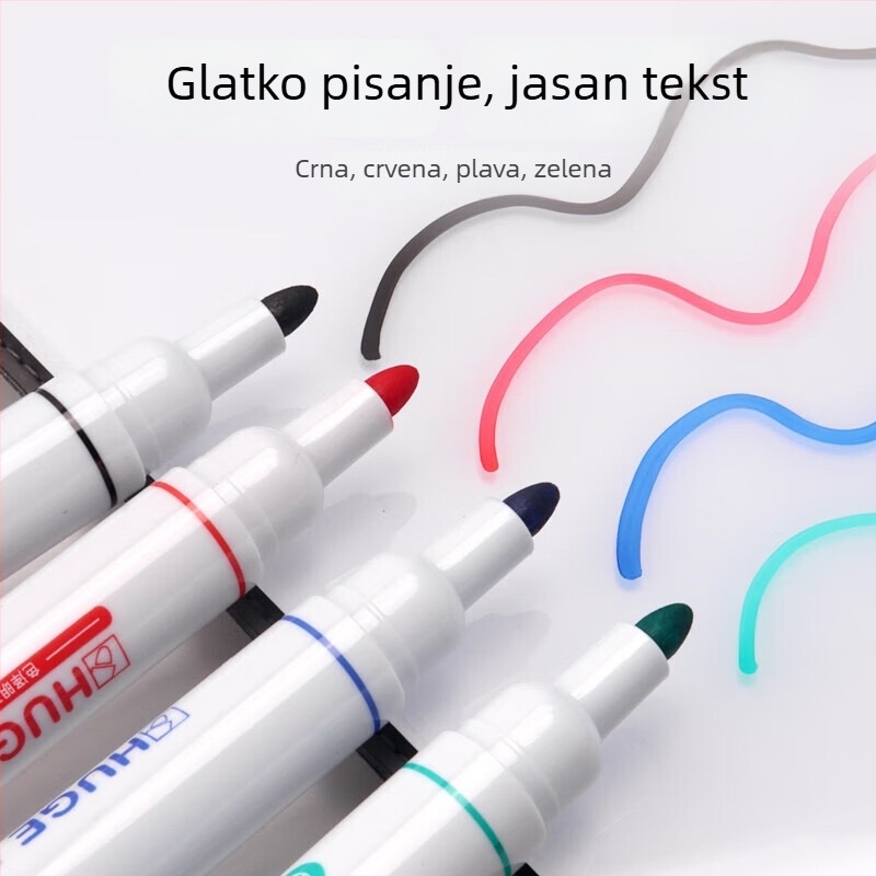 Zhibao Premium magnetska guma za bijelu ploču i gumica za ploču s kredom uz kreativni set olovaka