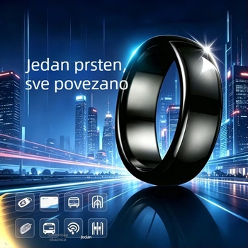 Keramički pametni NFC prsten s 216-chipom za pristup vratima – Tesla i BYD