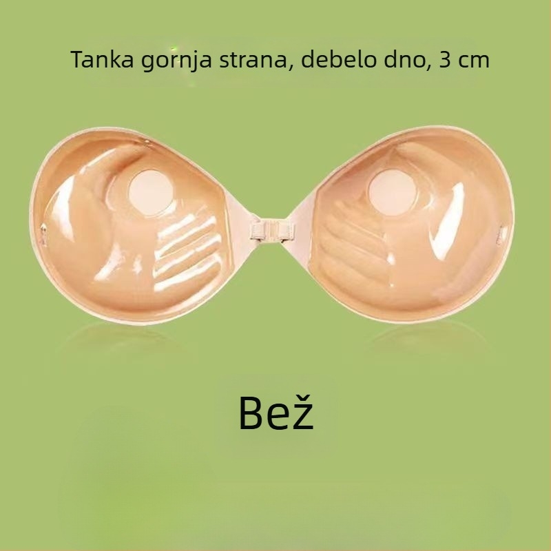Debeli jastučići za grudi s biomimetrijskim dizajnom dlana, za skupljanje i podizanje malih grudi; pogodna za vjenčane haljine i haljine bez rukava; nevidljivi i seksi.