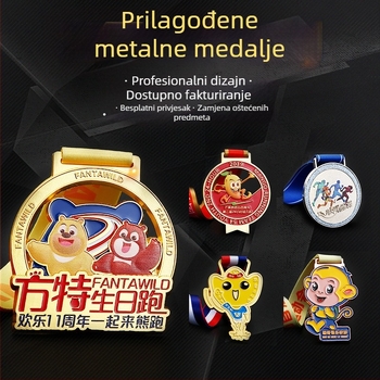 Maratonska medalja od cinkovog legura, poklon za poslovne događaje