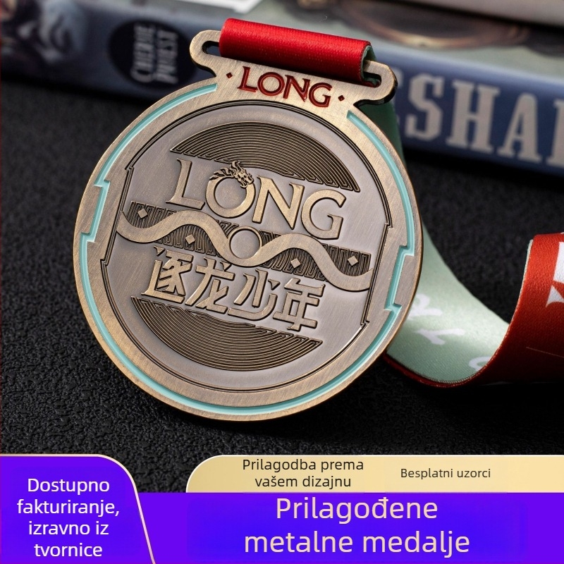 Prilagođene metalne medalje za poduzeća, škole i maratonske događaje — zlatne, srebrne i brončane medalje od legura