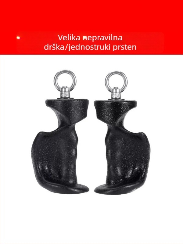 Ergonomski trenažer snage hvata s dvostrukim i jednostrukim prstenom za proširenje prsnog koša i veslanje