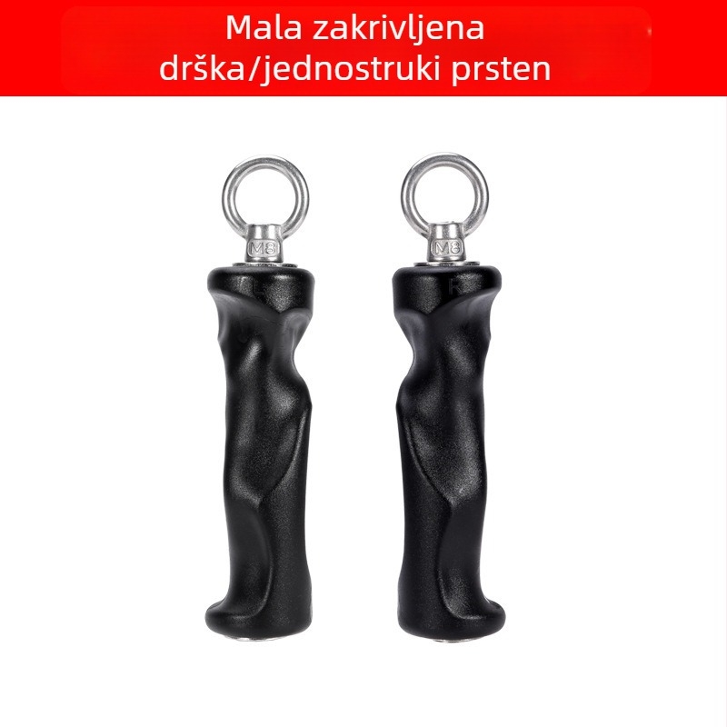 Ergonomski trenažer snage hvata s dvostrukim i jednostrukim prstenom za proširenje prsnog koša i veslanje