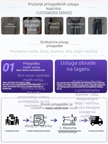 Danbaoni muške traperice u prirodnoj boji, srednji struk, opuštenog straight kroja, lagane i prozračne za ljeto, svakodnevne traperice