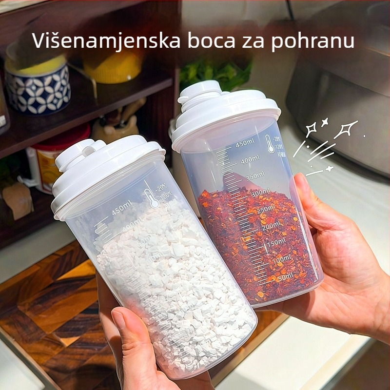 Kompaktni čašica za hladnu pripremu kave — prenosiva zatvorena šalica za kavu i sok, posuda za hranu i staklenka za začine