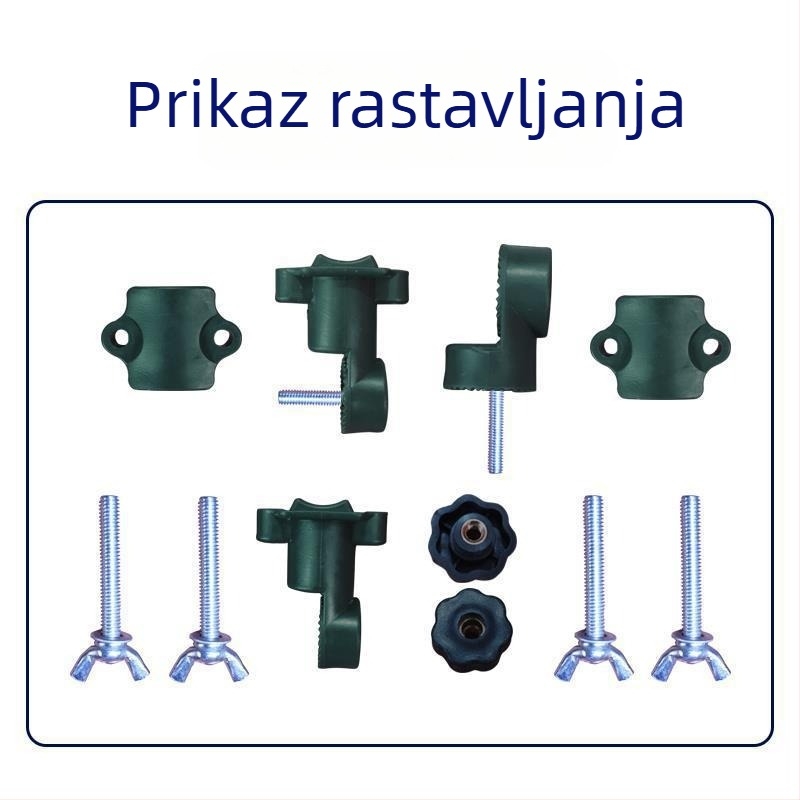 Višenamjenski ribolovni set: kišobran, stolica, univerzalni spojnik, držač štapa i posuda za mamce