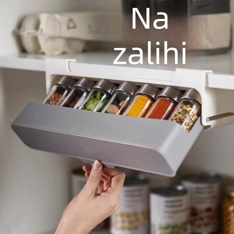 Držač začina bez bušenja za kuhinju