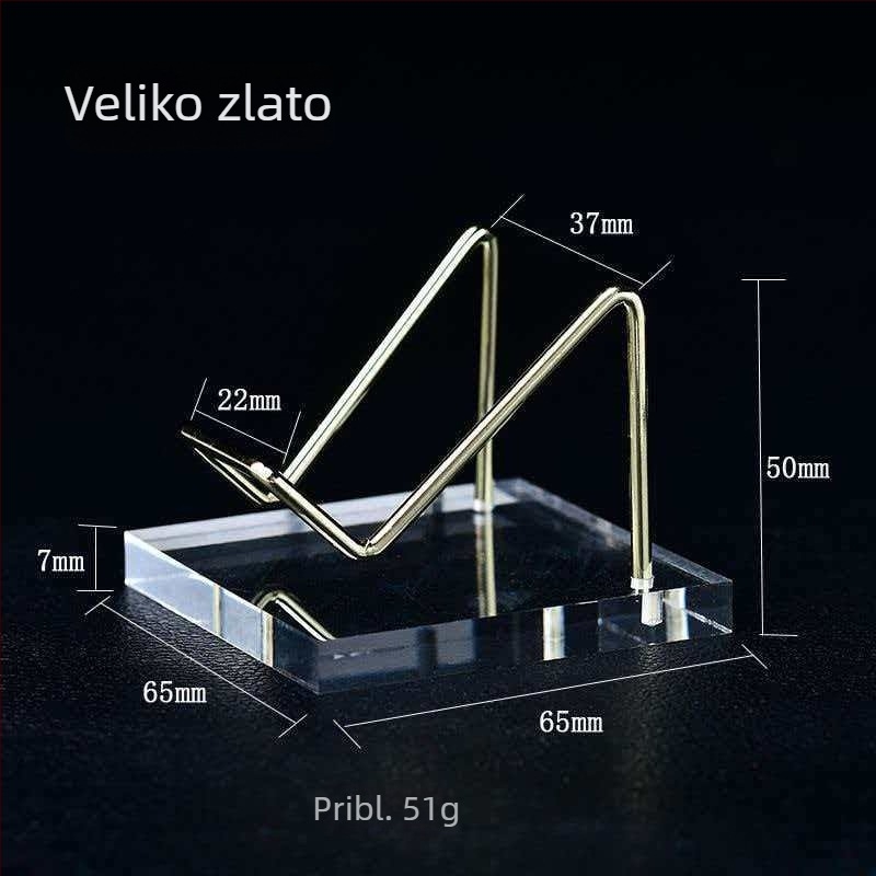 Akrilna kristalna izložbena stalka za ukrase, jade, minerale i kolekcionarske predmete